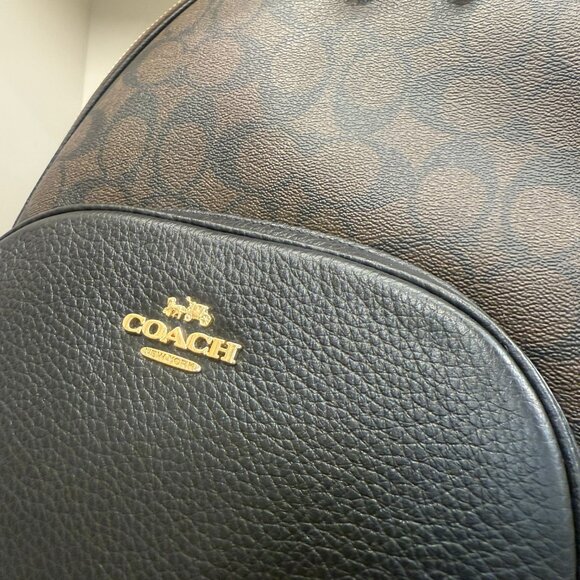 coach Court Backpack In Signature Canvas 5671 - Picture 5 of 7